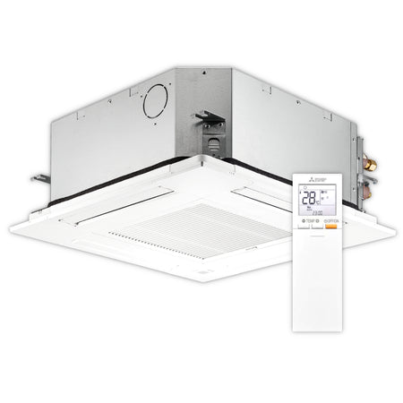 Mitsubishi Klimaanlage 4-Wege-Deckenkassette SLZ-M15FA2 + Blende | 1,5 kW | Klimaworld.com