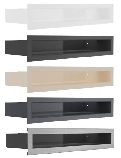 Kratki Lüftungsgitter, Luftleiste - 5 Farbvarianten | 60x400x98 mm