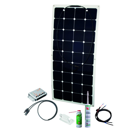 flexibles Solar-Kit für Transporter, Caravan, Wohnwagen und Boot