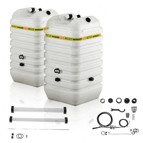 ROTEX Variosafe Heizöltank im Tank 2x1500 L + Grundpaket ANK+B2 VSF