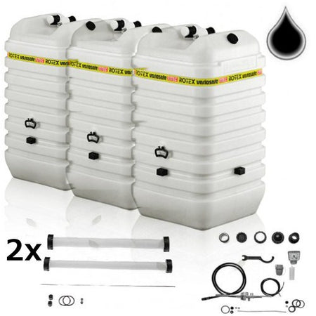 ROTEX Variosafe Heizöltank im Tank 3x1500 L + Grundpaket ANK+2xB2 VSF 