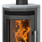 Justus | Kaminofen | Usedom 5 D | 5,5 kW | Stahl Schwarz, Speckstein
