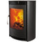 Kaminofen TermaTech TT40W Stahl Wandkamin schwarz 5kW