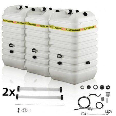 ROTEX Variosafe Heizöltank im Tank 3x1500 L + Grundpaket ANK+2xB2 VSF 