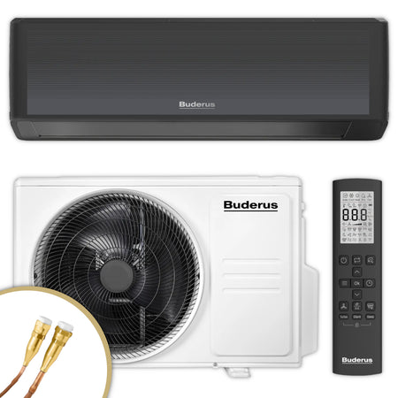 Buderus Split Klimaanlage AC186i.3-3,5|Schwarz| Klimaworld.com