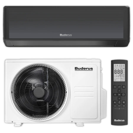 Buderus Split Klimaanlage Komplett-Set Logacool AC186i.3 | Schwarz | Klimaworld.com
