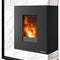 Oranier | Pelletofen | Boreas Aqua | 9,5 kW | Marmorweiß | Anschluss hinten