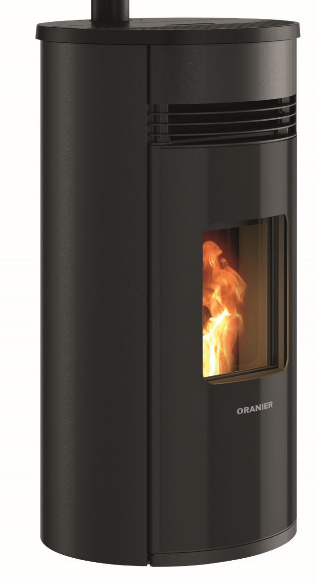 Oranier Pelletofen Sando 60 Stahl Schwarz | klimaworld.com