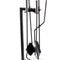 TermaTech | Kaminbesteck Basic | Fuss: glas | Schwarz