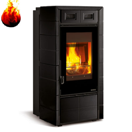 Kachelofen La Nordica Futura Automatikofen Holz Holzbriketts 10 kW