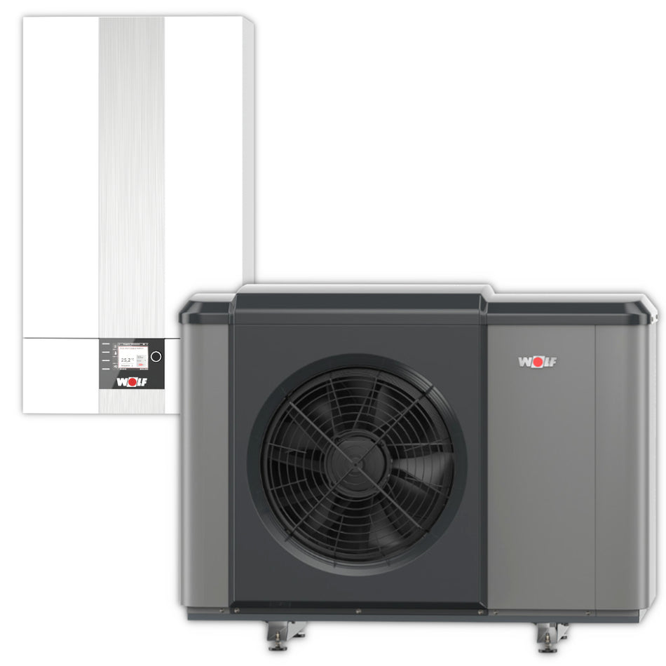 WOLF | Luft/Wasser-Wärmepumpe CHA-10 mit E-Heizelement | BAFA