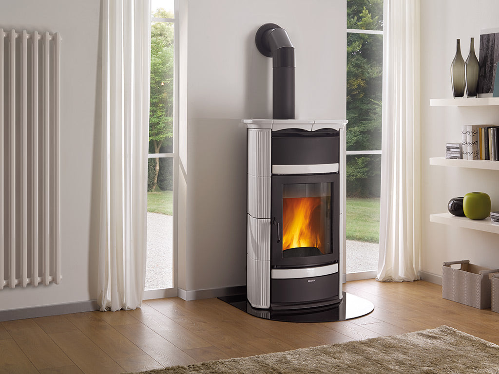La Nordica Wasserführender Kaminofen Norma Classic weiss 19,5 kW 