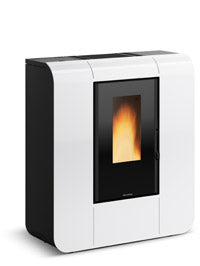 Pelletofen La Nordica Glenda WiFi bordeaux inkl. Pellets