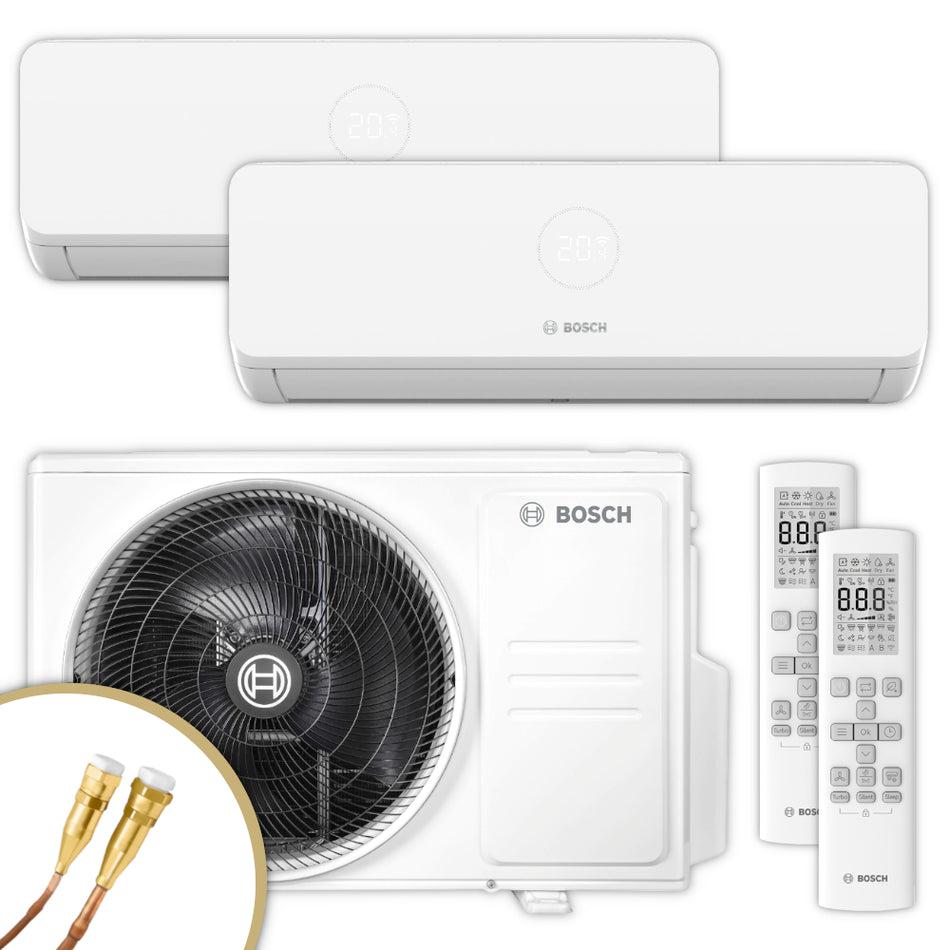 BOSCH Multisplit Klimaanlage | Climate 5000 M | 2,x2,6 kW | Quick-Connect