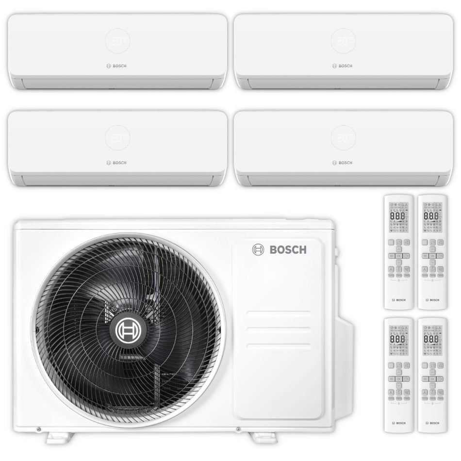 BOSCH Multisplit Klimaanlage Set | Climate 5000 M | 4x3,5 kW