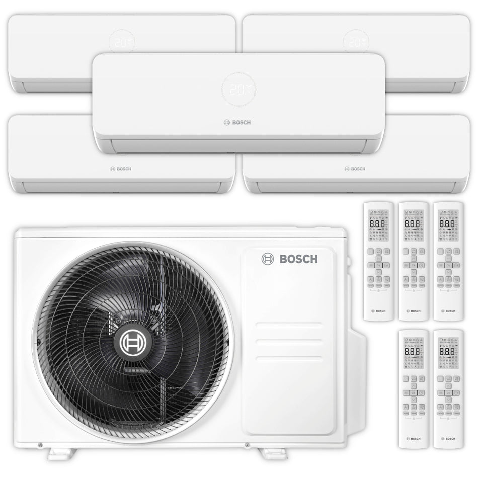 BOSCH Multisplit Klimaanlage Set | Climate 5000 M | 5x2,6 kW