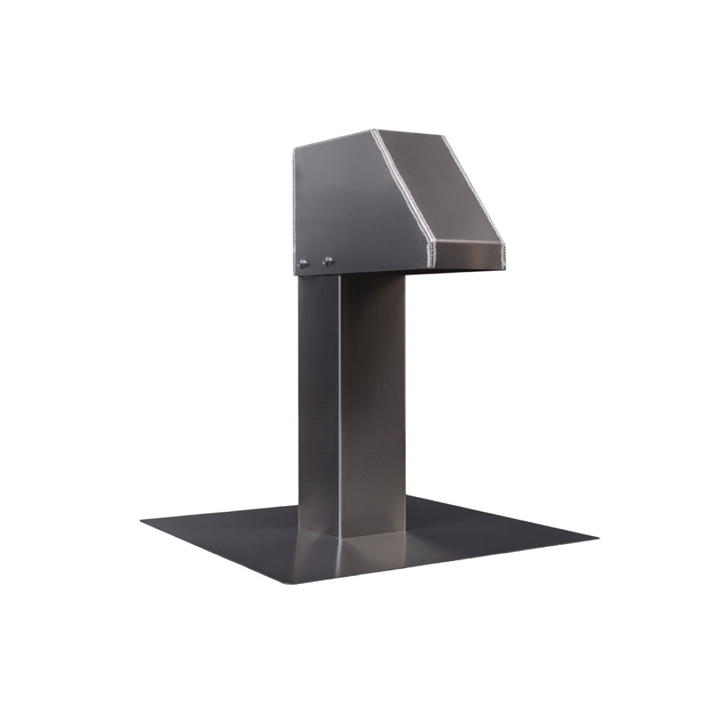 FDD-02 Aluminium Flachdachdurchfuehrung, Sockel mit einem Ausgang | Klimaworld.com
