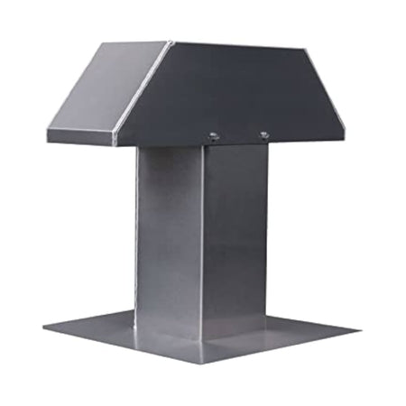 FDD-05 Aluminium Flachdachdurchfuehrung, Sockel mit zwei Ausgängen | Klimaworld.com
