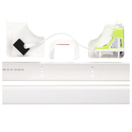 Aspen Silent+ Mini Lime im Querschnitt mit reinweissem Gehaeuse, transparenten Bereichen und limegruener Einheit | klimaworld.com