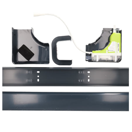Aspen Silent+ Mini Lime im Querschnitt mit anthrazitem Gehaeuse, transparenten Bereichen und limegruener Einheit | klimaworld.com