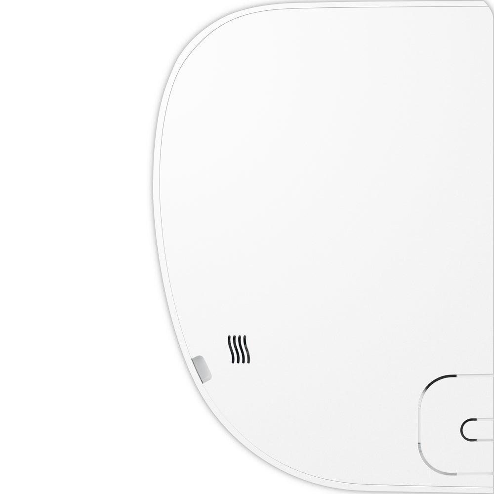Detailansicht: Haier Klimaanlage Wandgeraet Pearl Premium, weisse Seitenkappe mit Schlitzen | Klimaworld.com

