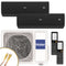 Haier Multisplit Klimaanlage Set | Serene | Schwarz | 2x2,6 kW | Quick-Connect