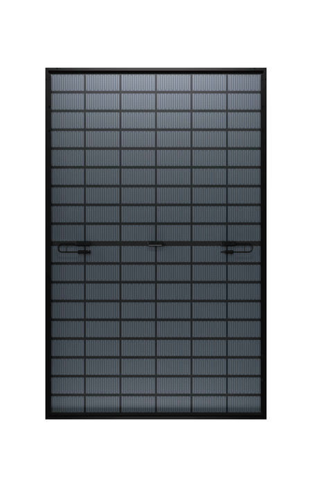 LONGi Solarmodul | LR7-54HVBB | fullblack | 475 W | Rückseite | Klimaworld.com