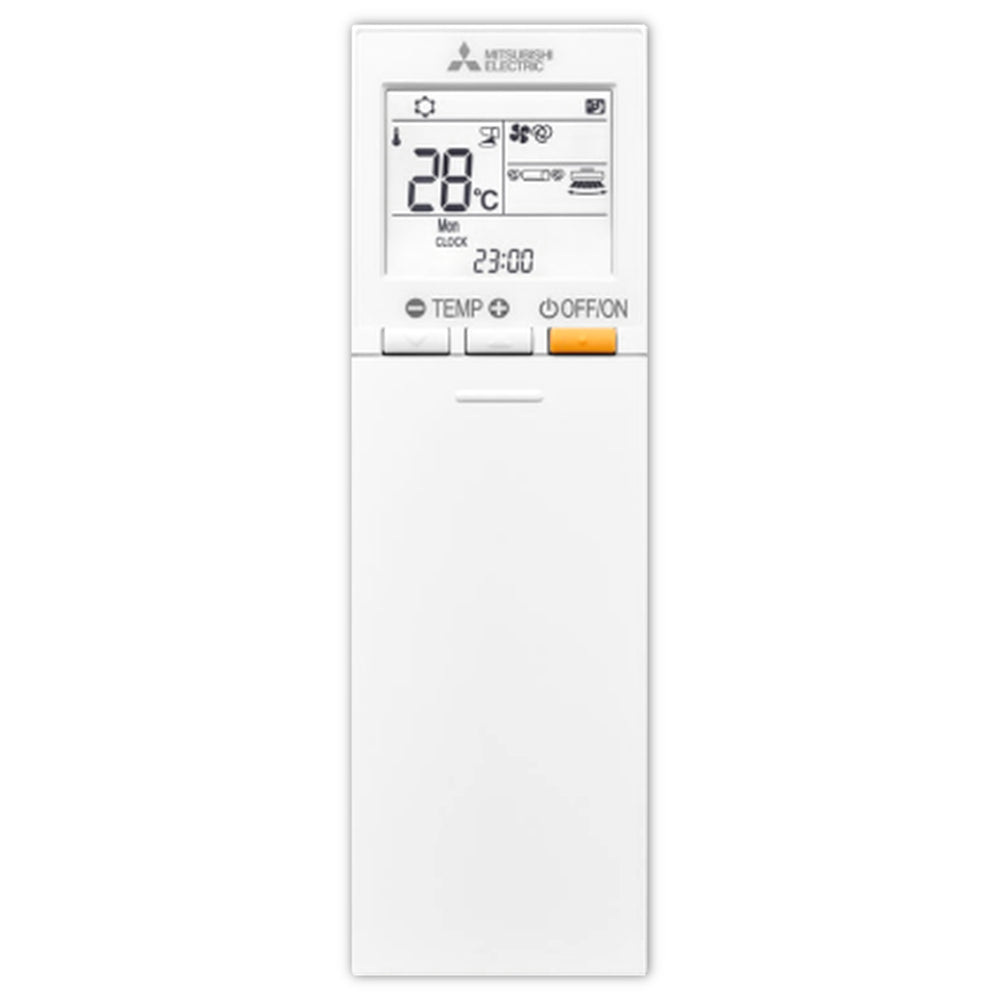 Mitsubishi Klimaanlage Diamond MSZ-LN weisse (natural white) Fernbedienung mit LCD-Display und drei Tasten | Klimaworld.com
