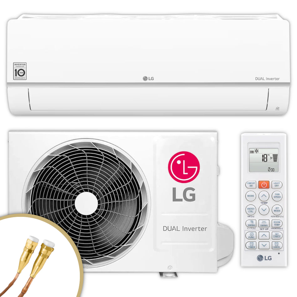 LG Split Klimaanlage Set | STANDARD PLUS PZ09EY | 2,5 kW | Quick-Connect