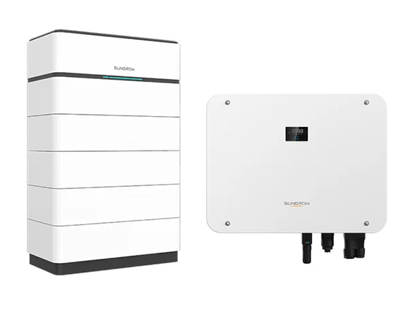 Sungrow weisses Batterieset bestehend aus Batteriespeicher und Wechselrichter | Klimaworld.com