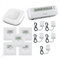 Homematic IP Smart Home Starter Set | Fußbodenheizung für 5 Räume | eQ-3 | weiß