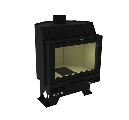 KRETZ | Kamineinsatz A 103 | gerade Scheibe | Stahl | 10 kW  ➔ klimaworlv.com