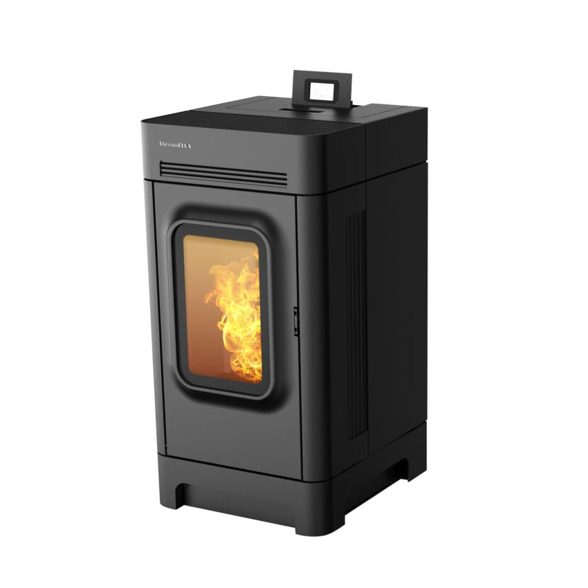 ThermoFlux Pelletofen Agnes | mit Farbdisplay | WiFi | 9 kW - klimaworlv.com