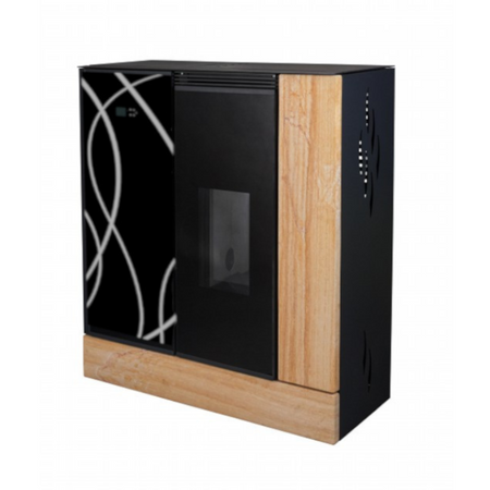 KRETZ | Pelletofen AGURO 2 | Glas mit Wellen | 6,4 kW  ➔ klimaworlv.com