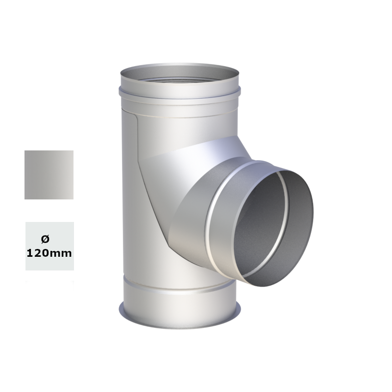 Jeremias | Winkel 87° mit Stützfuß | Dichtring (ALBI367) beigelegt -A | Ø120mm