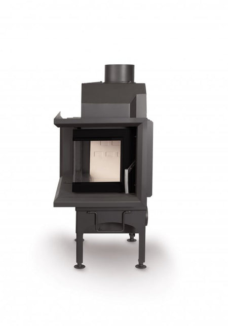 Warmluft Kamineinsatz Flamen Alfa 50H R (K), rechts, mit Klapptür 6kW