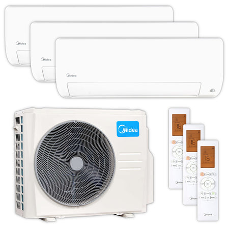 MIDEA | Klima-Set ALL EASY PRO | 2 × 2,7 kW + 3,5 kW