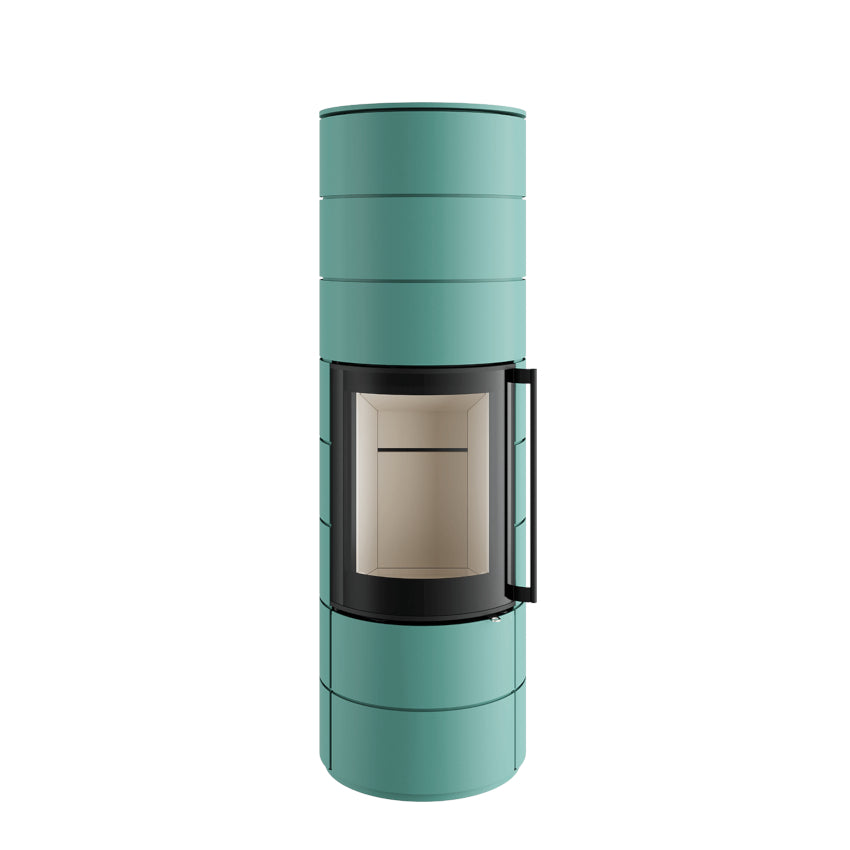 Spartherm Kaminofen  Ambiente A4 H₂O| Türkis 8 kW