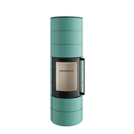 Spartherm Kaminofen  Ambiente A4 H₂O| Türkis 8 kW