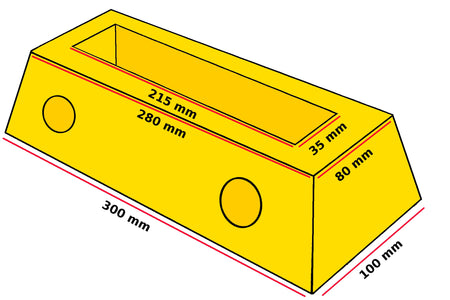 Andalusitdüse für ORLAN SUPER 25 bis 96 kW Ersatzteil für Orlan