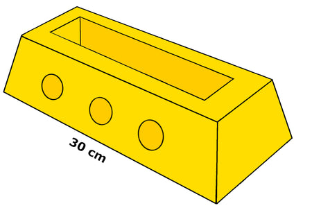 Santer Solarprofi Brennerdüse für Proburner (3 Löcher, Länge 30cm)