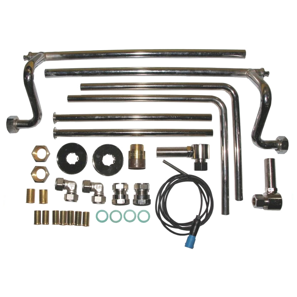 WOLF | Anschluss-Set | Speicher CSW + Gastherme CGB-2 | Unterputzmontage 