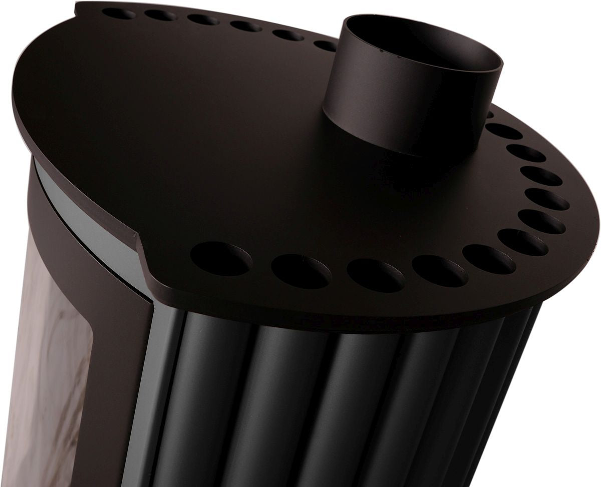 HS Flamingo Warmluftofen Masterfalmme Piccolo I grau | Klimaworld.com