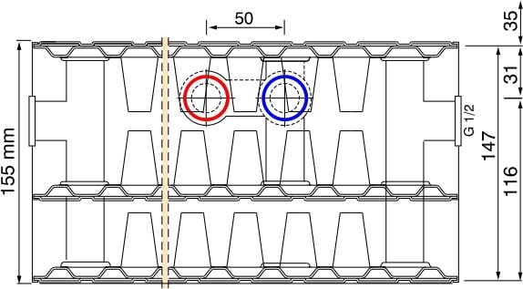 HM Heizkoerper | Ansicht Aufbau Konvektorbleche und Heizplatten THEMA M - Typ 33 |  klimaworlv.com