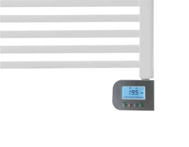 HM elektrischer Badheizkoerper Thetis E | Ansicht Steuerung | 1200x600 mm | 600 Watt | klimaworlv.com