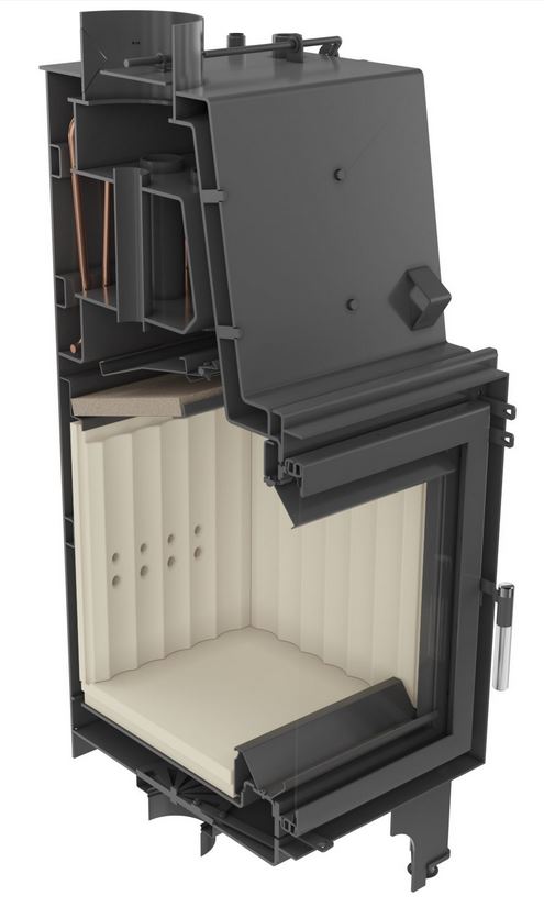 Kamineinsatz wasserführend Aquario AO16 Kw Kratki