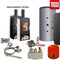 Aquaris wasserführender Kaminofen 366.15-WT Haas+Sohn komplett Set