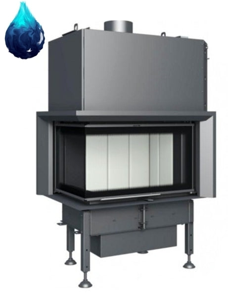 Wasser Kamineinsatz Aquatic WH 80 VCL 14,5 kW BEF Home Set 1