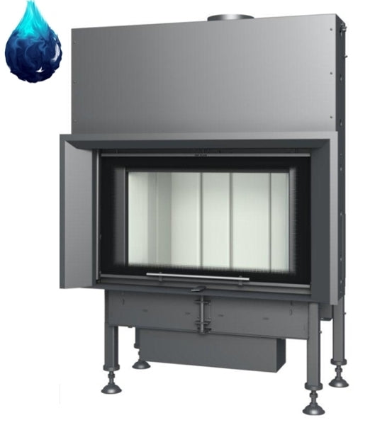 Wasser Kamineinsatz Aquatic WH 80 V 14,5 kW BEF Home Set 1