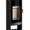 Hajduk Kaminofen ARCO F2| 7 kW| mit Holzmulde| Schwarz